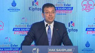 SON DAKİKA | Ekrem İmamoğlu'dan çok konuşulacak KİPTAŞ iddiası: Proje yapmamamız için...