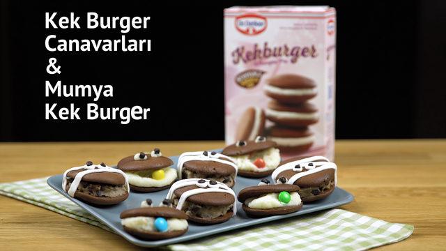Korkunç Şirinler: Kek Burger Canavarları & Mumya Kek Burger Tarifi 