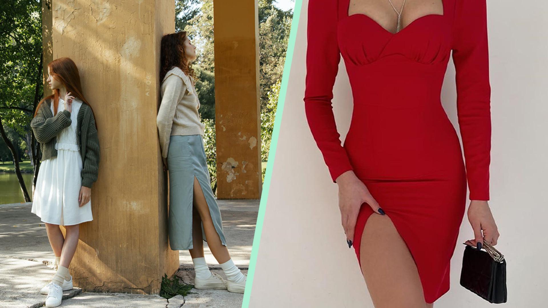 Yırtmaç detayı sevenlerin mutlaka göz atması gereken etek ve elbise modelleri