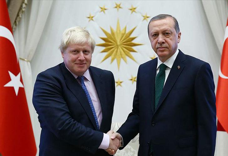Son Dakika: Cumhurbaşkanı Erdoğan, Birleşik Krallık Başbakanı Johnson ile görüştü