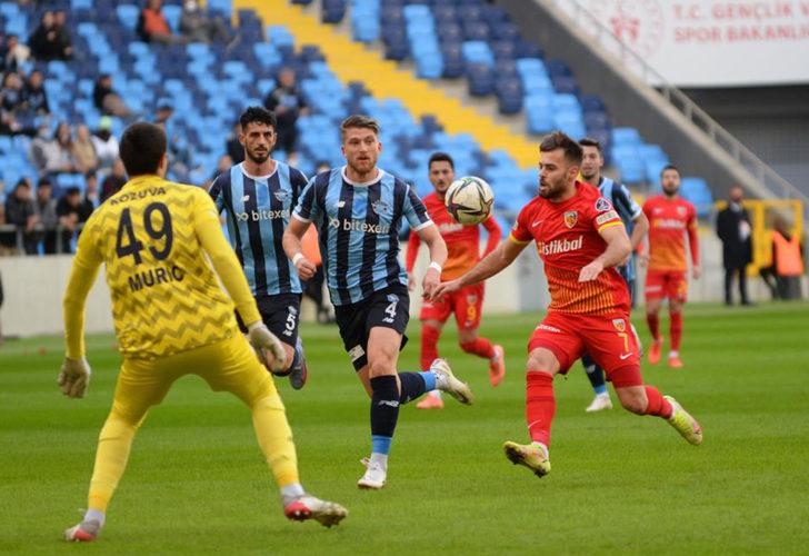 Adana'da nefes kesen maç! Kayserispor son dakikalarda puanı kopardı