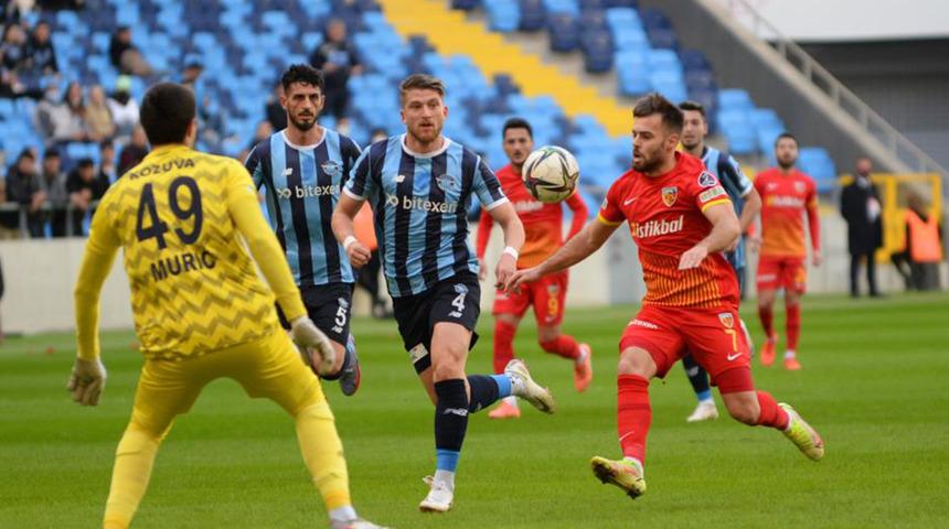 Adana'da nefes kesen ma&ccedil;! Kayserispor son dakikalarda puanı kopardı