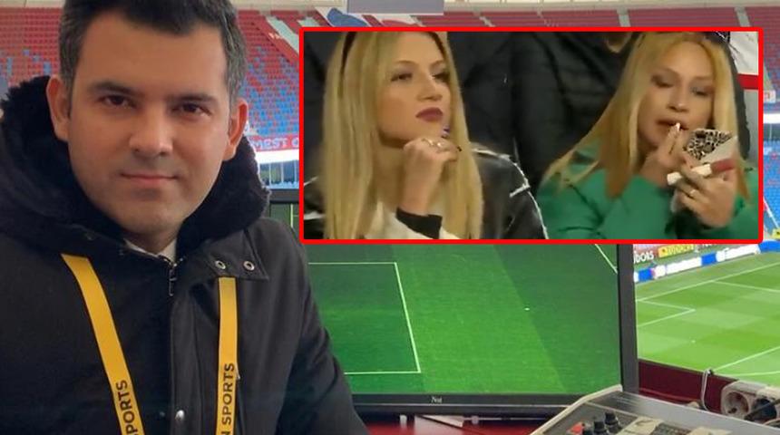 Fenerbahçe maçında herkesin konuştuğu o an! Yayıncı kuruluş ruj süren taraftarı gösterdi, spiker bombayı patlattı