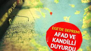 Son dakika haberi: Ege Denizi açıklarında korkutan deprem! Çanakkale, Edirne ve İzmir’de de hissedildi (Son depremler listesi)