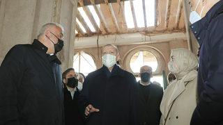 Cumhurbaşkanı Erdoğan, Divanhane binasını inceledi