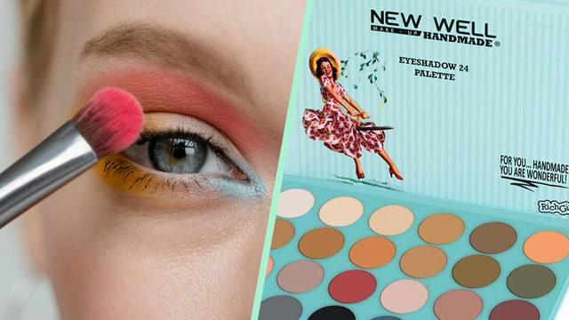 Rengarenk farlarla çarpıcı göz makyajı nasıl yapılır?