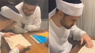 Ahmet Çalık'ın Kur'an okuduğu video sosyal medyada paylaşım rekoru kırdı