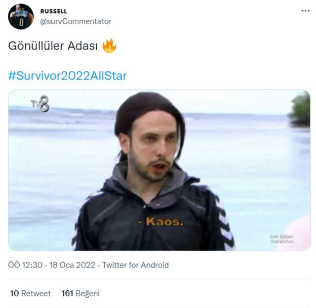 Survivor All Star 2022 hakkında atılmış birbirinden komik tweetler!
