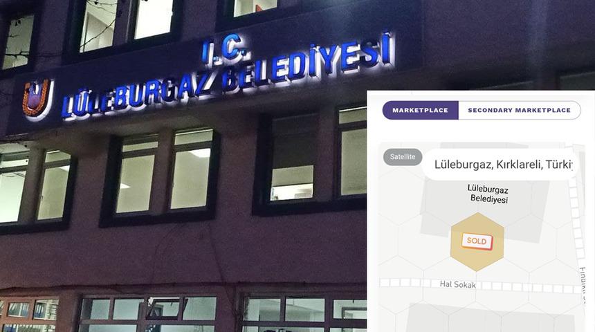 Metaverse çılgınlığı! Lüleburgaz Belediye binası 10 dolara satıldı... Belediyeden esprili paylaşım