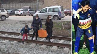 Amasya'da futbolcu Eren'in ayağı kesilmişti! Ölüm yolculuğu o raylarda hala devam ediyor