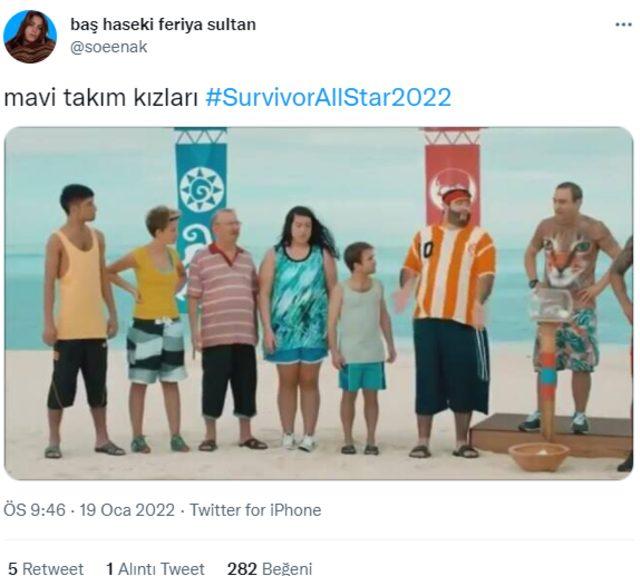 Survivor All Star 2022 hakkında atılmış birbirinden komik tweetler!