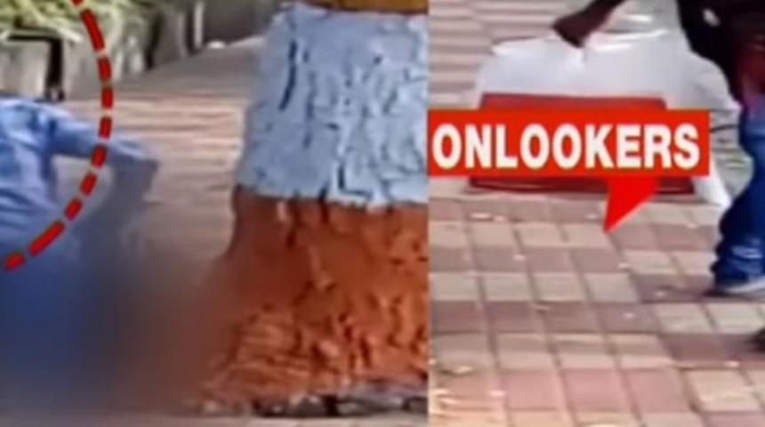 Cadde ortasında g&uuml;peg&uuml;nd&uuml;z tecav&uuml;z! İğren&ccedil; saldırı!