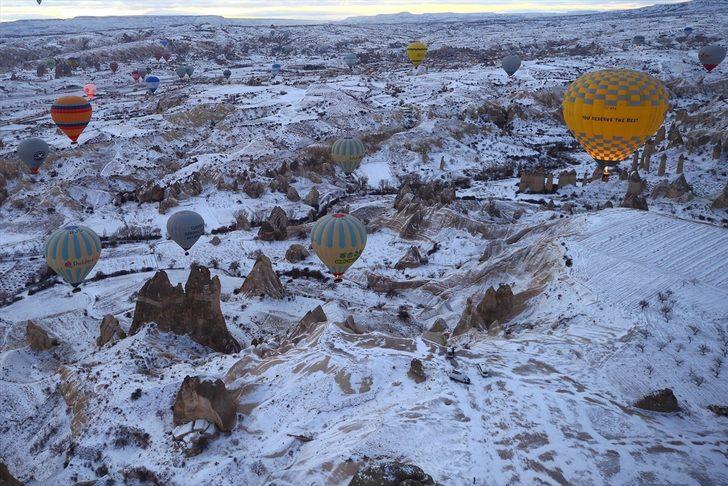 GRAFİKLİ - Kapadokya'da 2021'de 388 bin turist gökyüzünde balonla süzüldü G4