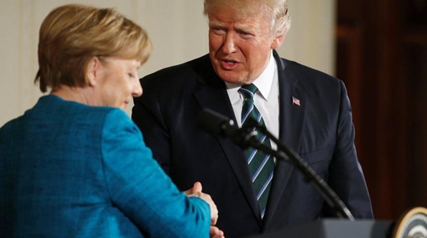 Trump ile Merkel arasında ilgin&ccedil; diyalog
