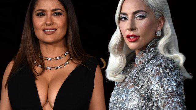 Lady Gaga’dan şaşırtan açıklama: Salma Hayek’le yakınlaştığımız sahne filmden kesildi