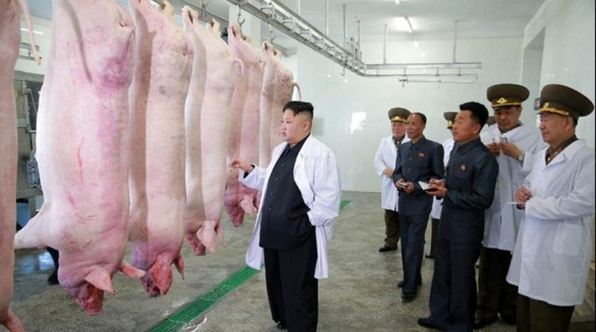 Kuzey Kore-ABD savaştı savaşacak derken Kim domuz &ccedil;iftliğinde!