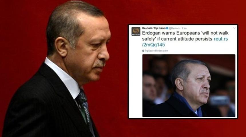 İngiltere saldırısı sonrası skandal Erdoğan paylaşımı!
