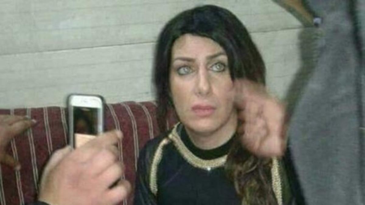 Kadın kılığına giren ter&ouml;rist g&ouml;renleri şoke etti
