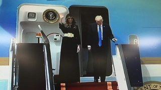 Trump'tan ilk ziyaret! Kral Selman kapıda karşıladı