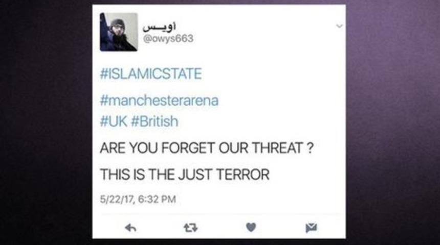 Bu korkunç tweet'in sahibi aranıyor! İngiltere'deki patlamanın faili o mu?