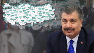 SON DAKİKA | Bakan Koca duyurdu! İllere göre haftalık vaka haritası açıklandı, İstanbul zirvede...