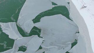 Burası Antarktika değil Elazığ! Dondurucu soğuklar nedeniyle göl buz tuttu