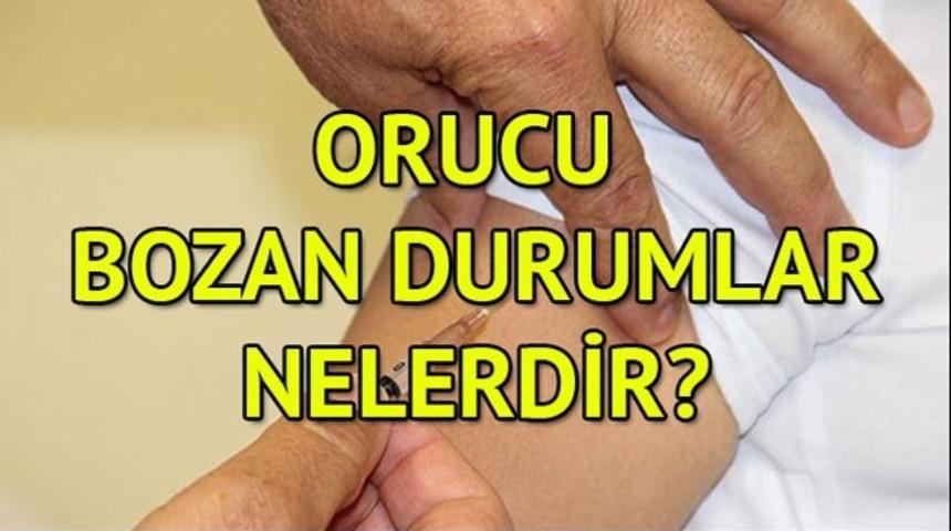 Orucu bozan durumlar nelerdir? İşte Diyanet'e göre orucu bozan şeyler