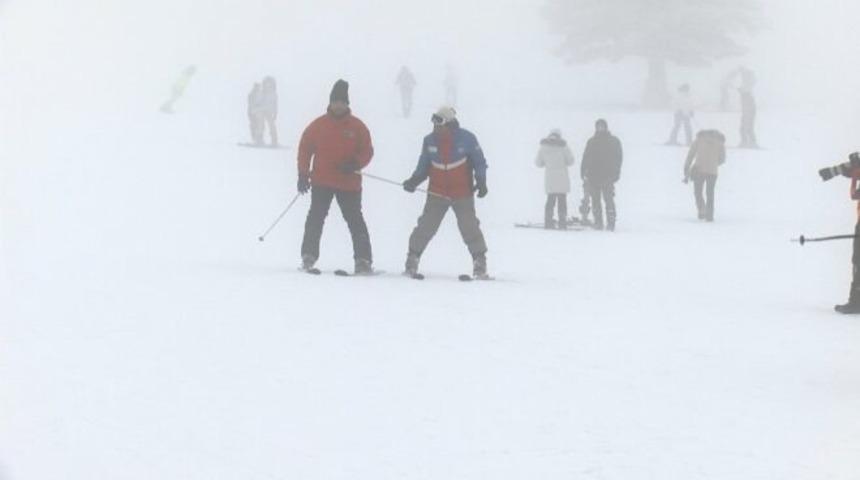 Kartalkaya'da sömestir yoğunluğu başladı! Otellerin yüzde 90’ı doldu