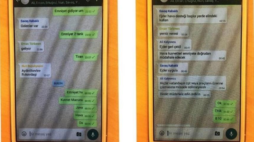 FET&Ouml;'c&uuml;ler 'kuvvet macunu' mesajıyla hava saldırısı istemiş