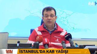 Son dakika: Ekrem İmamoğlu 'Maalesef işimizi zorlaştırıyor' diyerek duyurdu! Kar yağışı için saat verdi