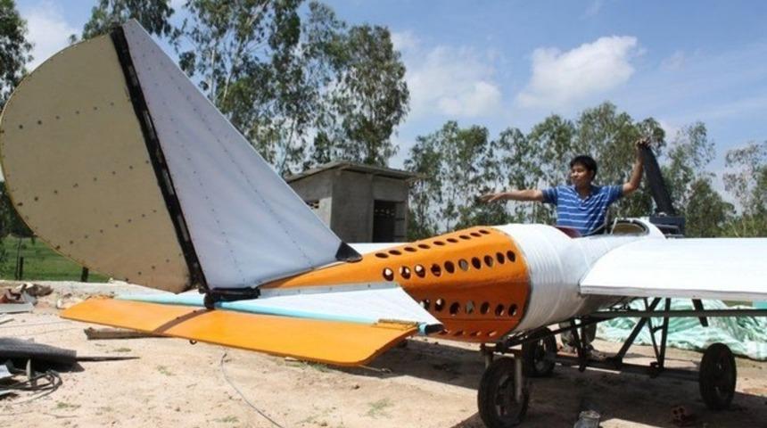 Hi&ccedil; u&ccedil;ağa binmedi ama kendi u&ccedil;ağını yaptı