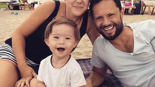 Özgün oğlu Ediz ile kardan adam yaptı!