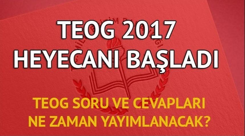 TEOG 2017 soru ve cevapları ne zaman a&ccedil;ıklanacak? TEOG sonu&ccedil;ları ne zaman detaylanıyor?