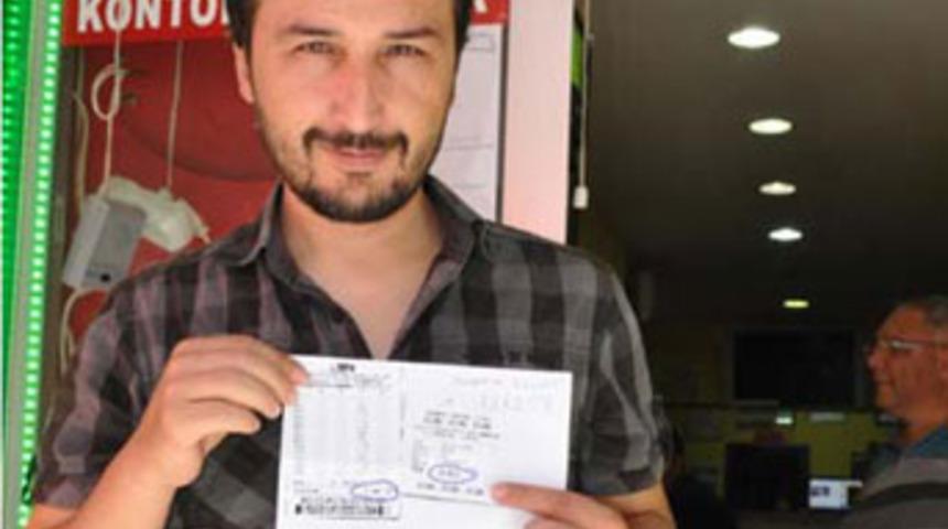 2 lira ile milyoner oldu