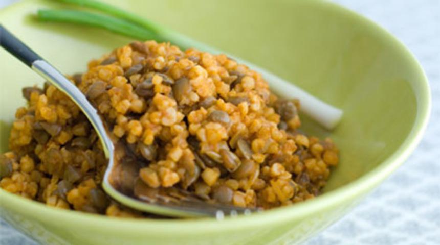 Mercimekli Bulgur Pilavı