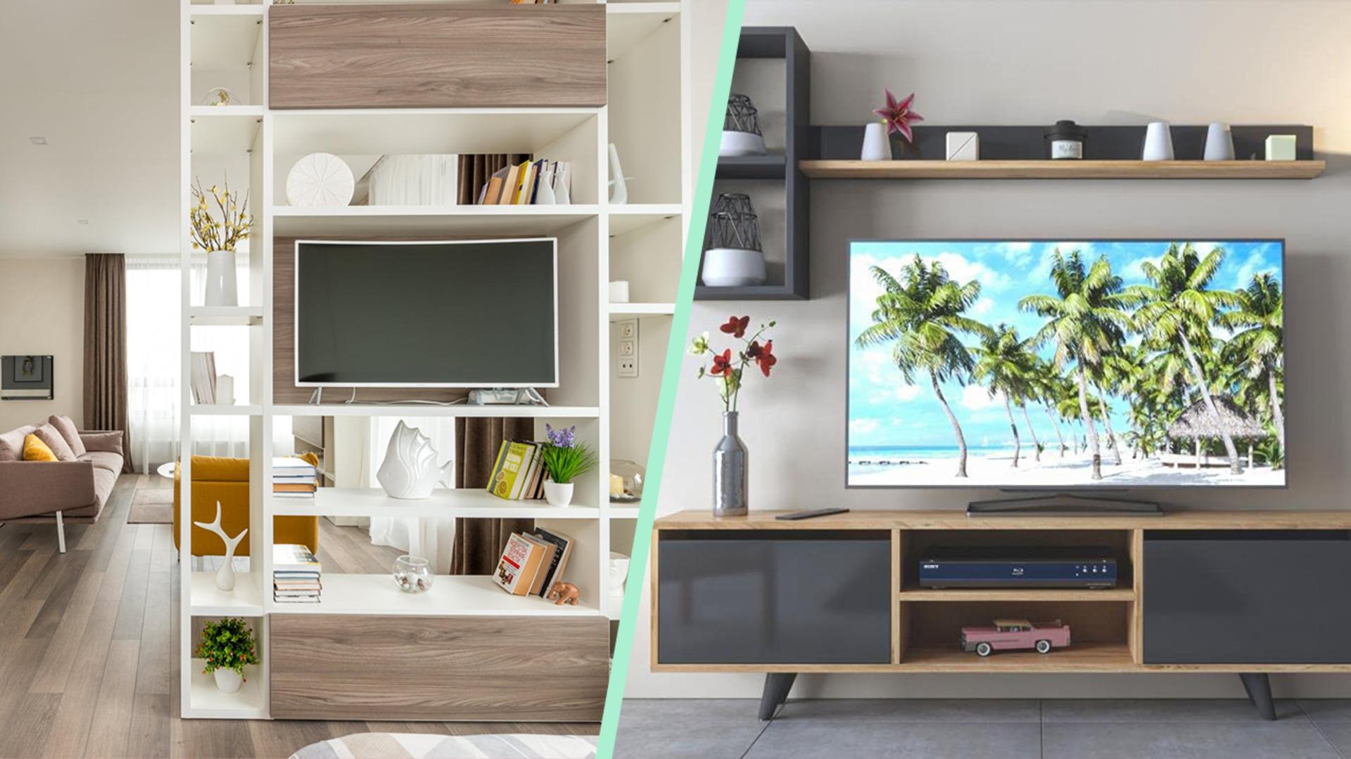 Dekoratif ve modern bir televizyon köşesi nasıl oluşturulur?