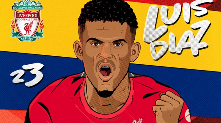 Liverpool, Luis Diaz'ı kadrosuna kattı! Rekor imza...