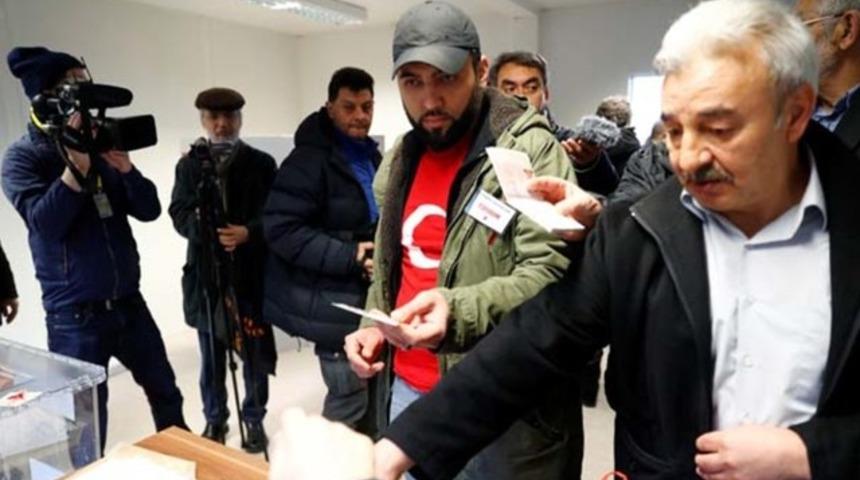 Yurt dışı oylarında ilk gün tarihi rakam