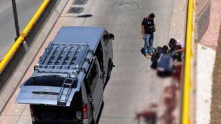 Üç mankene sokak ortasında korkunç infaz