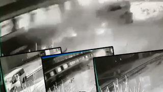 Görüntüler ortaya çıktı! Ölümden saniyelerle kurtuldular