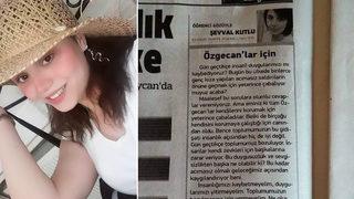 Ankara'da 3'üncü kattan düşerek ölmüştü! Şevval Abanoz, 7 yıl önce 'Özgecanlar ölmesin' diye yazı yazmış