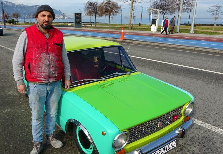 1976 model Murat 124'ü gören bir daha bakıyor! Herkes önünde fotoğraf çektiriyor G5