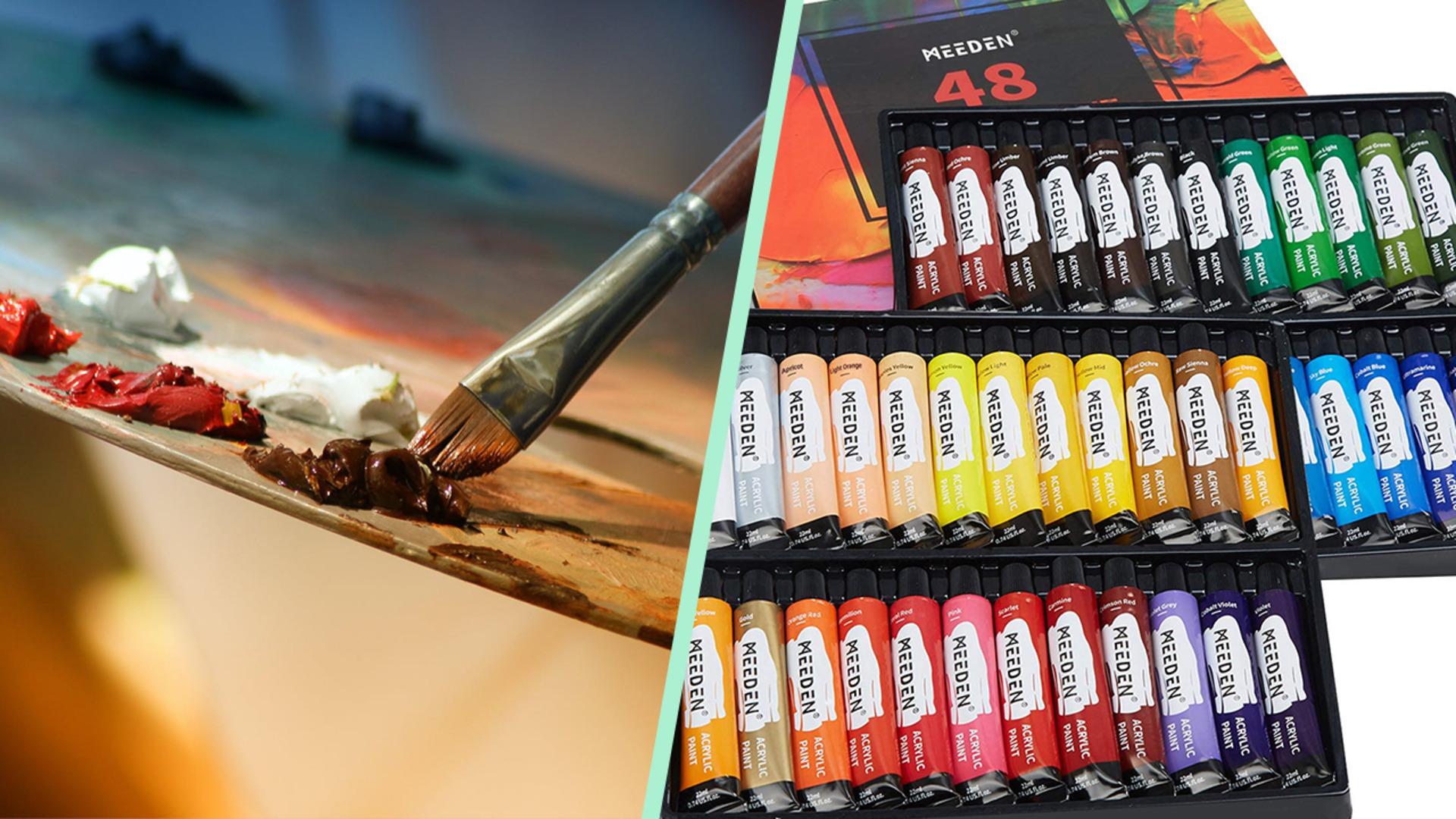 Resim hobiniz için en canlı renkleri vadeden, en iyi akrilik boya çeşitleri