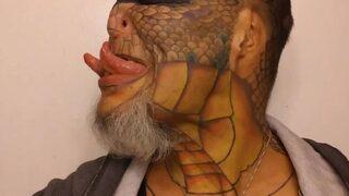 Ejderha gibi görünmek için servet harcadı! Şimdi de cinsel organını kestirerek cinsiyetsiz olacak