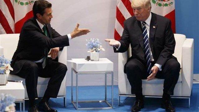 Trump'ın Nieto'ya ısrarı: Meksika duvarının parasını siz ödeyin