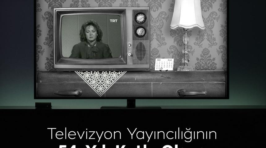 TRT televizyon yayıncılığında 54. yılını kutluyor