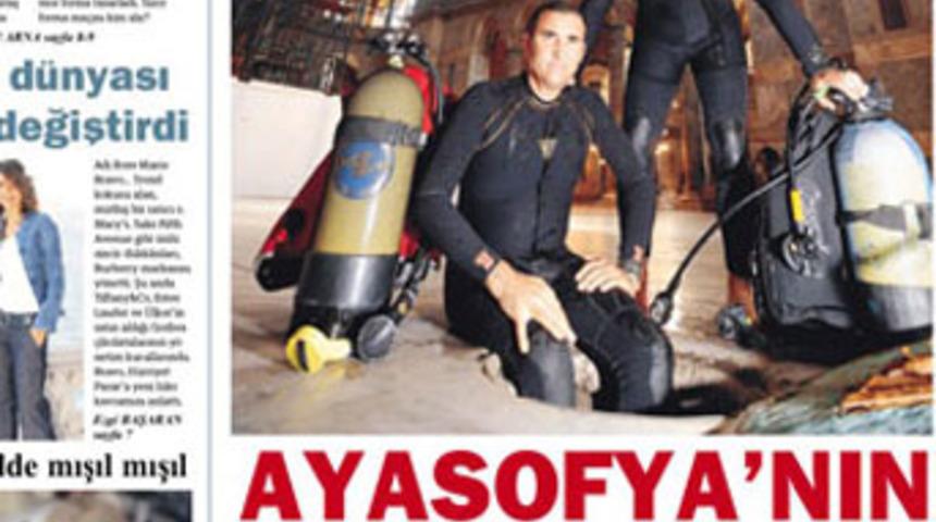 Ayasofya manşeti Don Brown'a şifre &ccedil;&ouml;zd&uuml;rd&uuml;