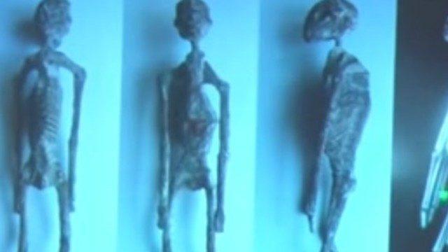 Peru’da uzaylıya ait olduğu iddia edilen bir mumya bulundu
