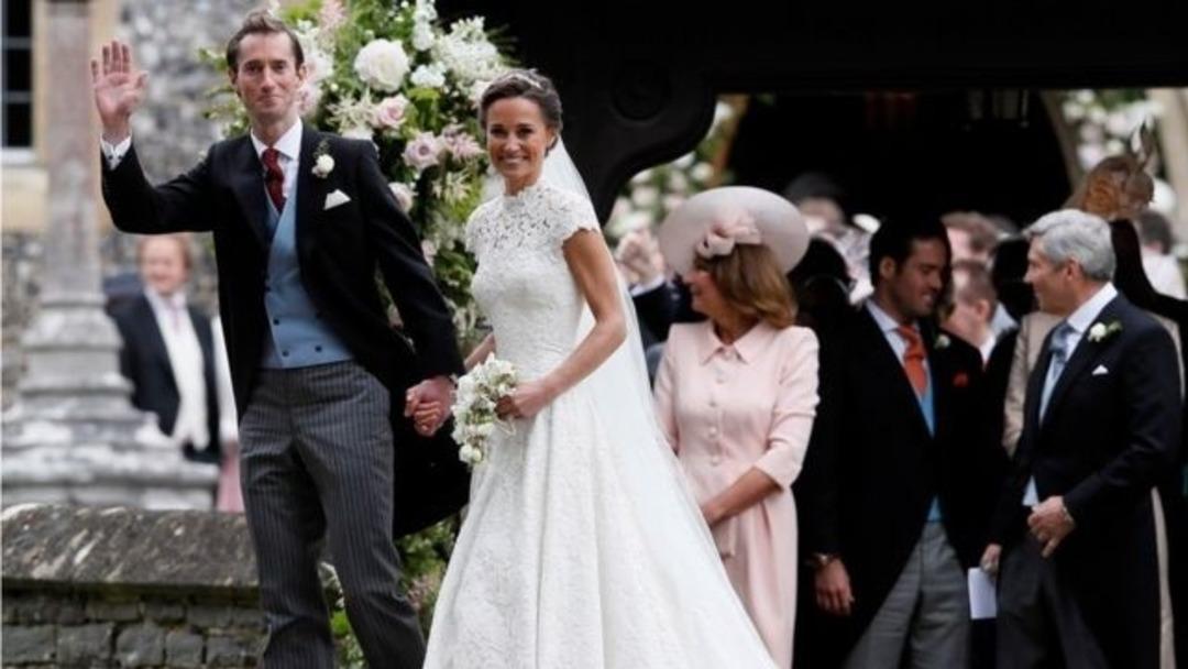 Fotoğraflarla Pippa Middleton'ın d&uuml;ğ&uuml;n&uuml;