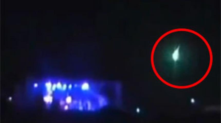 Konser sırasında göktaşı düştü